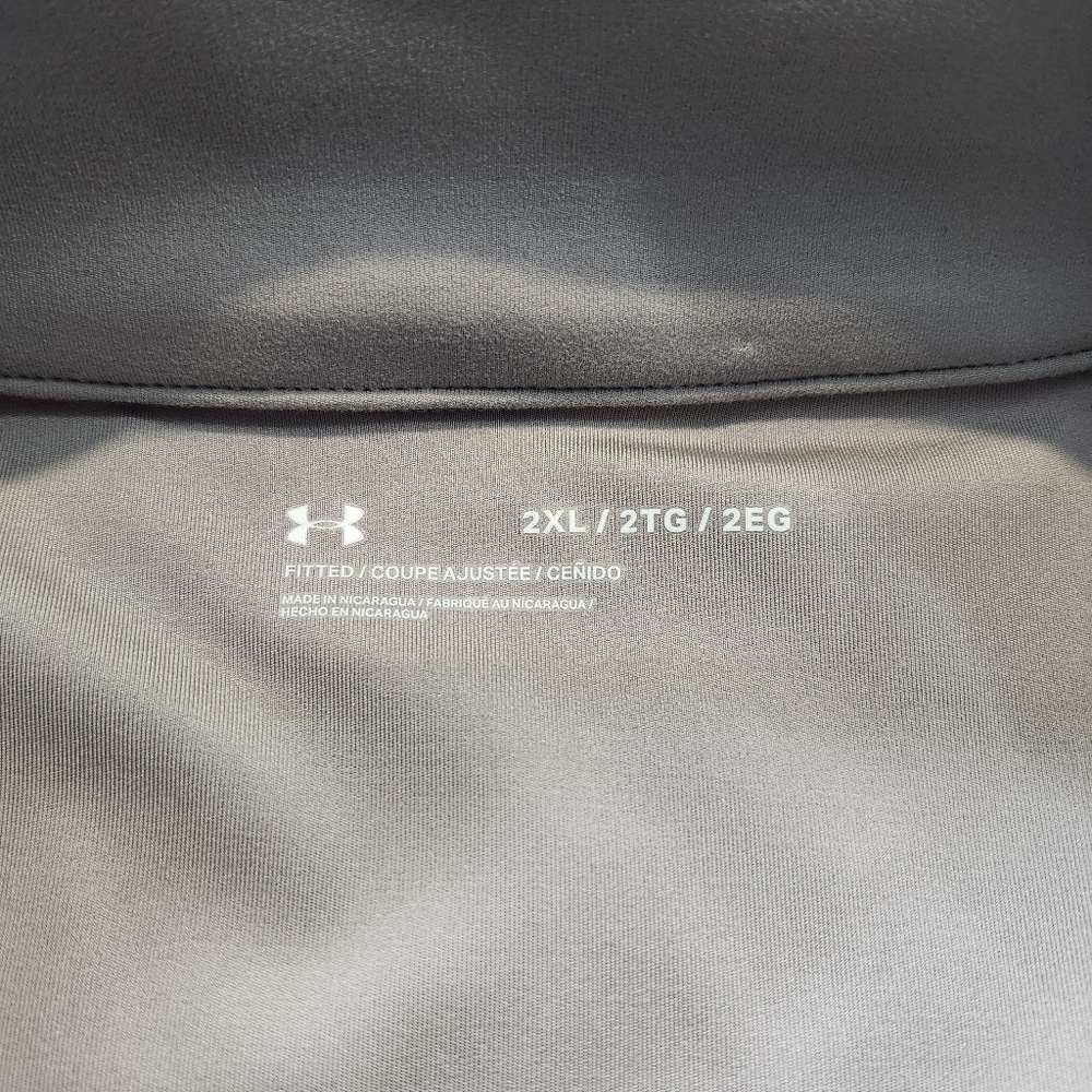 Under Armour Size 2XL Tetra Grey Zip-Up Jacket - Picture 7 of 9